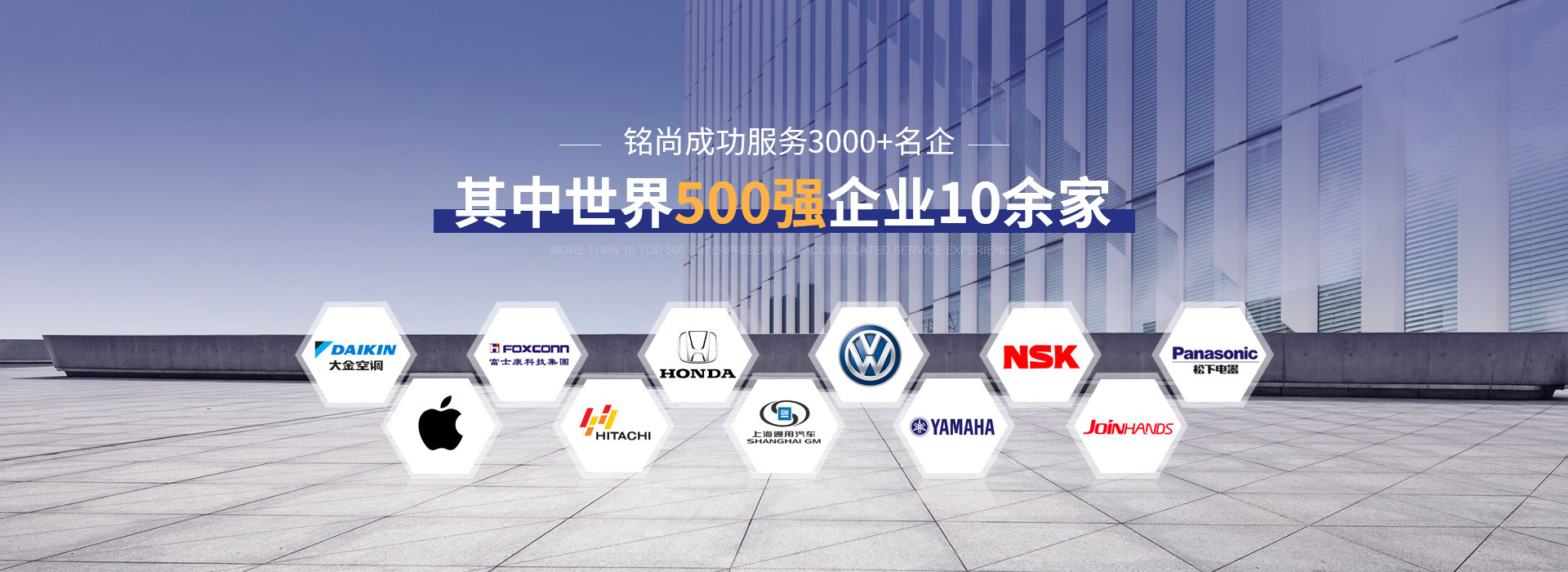 銘尚成功服務3000+名企